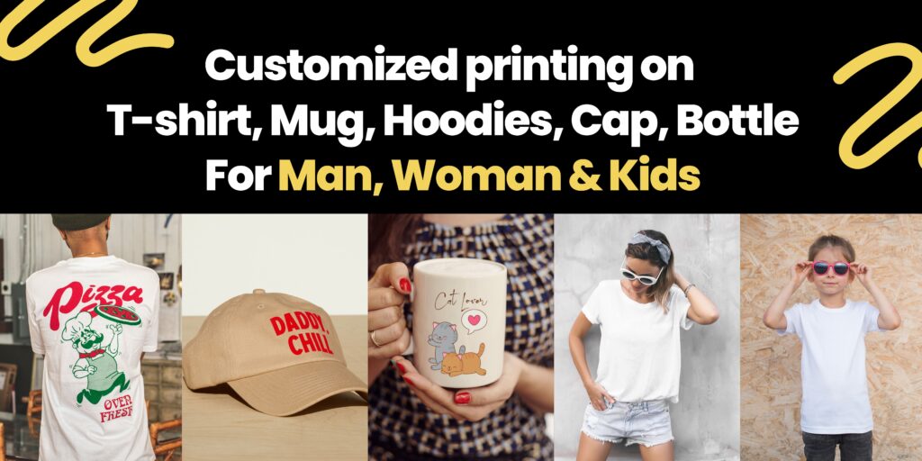 Customized Tshirt Collection For Man, Woman and Kids in USA